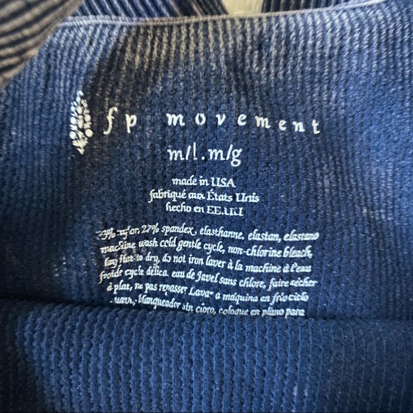 Free People navy matching set - Picture 3 of 4